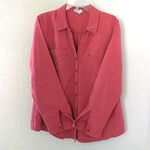 XL CB Button Up Blouse